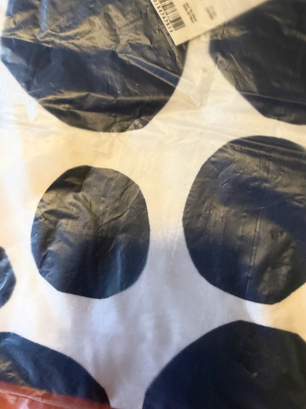 Marimekko Kivet and Uniqlo collab navy polka dots short sleeve tee NWT - Picture 3 of 7